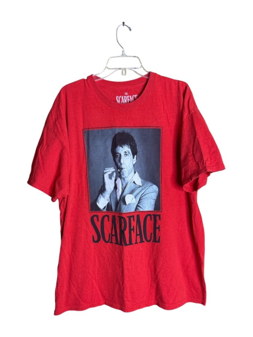 Scarface Tony Montana Red Graphic T-Shirt 2X Movie Tee